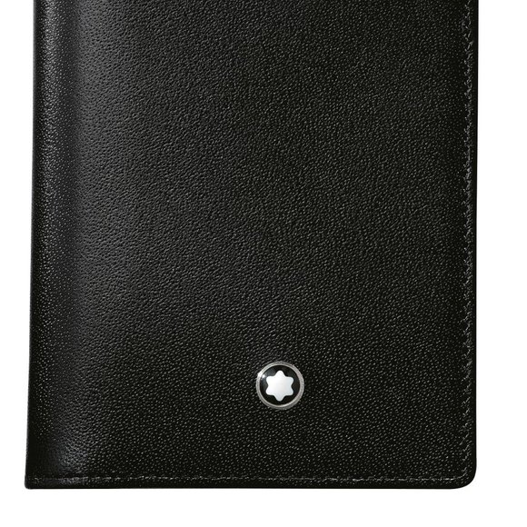 Montblanc Black Leather Card Holder - Picture 3 of 8